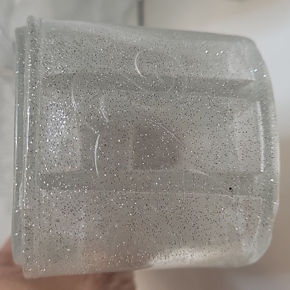 NWT Barbie x FOREVER 21 Clear Sparkle Jelly Block Heel Sandals Open Toe - Picture 15 of 17